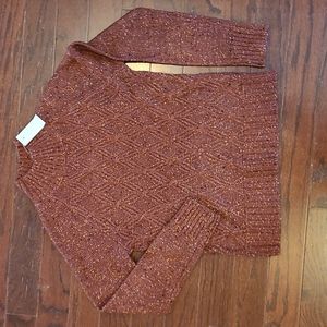 Loft Outlet Flecked Turtleneck Sweater